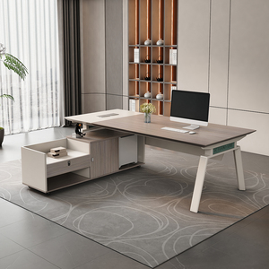 Escritorio de Oficina Ejecutivo Moderno en Forma de L con Gestión de Cables, de Lujo y al Mejor Precio - Product Image 6