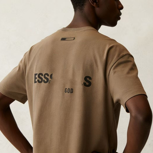 T-shirt tendance en coton ample, texture confortable et durable pour jeunes hommes - Product Image 5