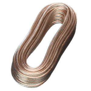 Cable de altavoz transparente de 10 m, color rojo, ideal para conexiones de audio en casa o eventos. - Product Image 1