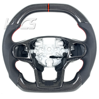 Volante de Fibra de Carbono Personalizado 2020-2025 para Ford Explorer ST ST-Line King Ranch Timberline con Cuero Perforado