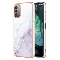 Offre Spéciale YB coloré étui de téléphone à la mode pour Nokia G21 Mobile couverture arrière étui en marbre livraison directe
