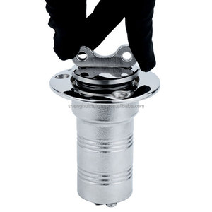 Maßgeschneidertes Bootszubehör aus Edelstahl: Marine-Bootsdeck-Schlüsselabdeckung, Deckseinfüllstutzen für Gas, Wasser, Kraftstoff - Product Image 5