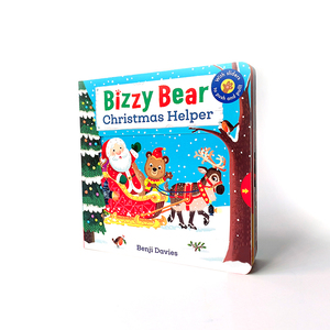 Sortie d'usine Livre <span class=keywords><strong>de</strong></span> conseil d'illumination <span class=keywords><strong>anglais</strong></span> pour enfants Bizzy bear aide <span class=keywords><strong>de</strong></span> noël livre 3d pour enfants - Product Image 5