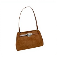 Nouveau sac pour femme en cuir de vachette mat, style coréen, rétro européen et américain, à deux sangles, polyvalent, bandoulière, petit sac carré à fermeture sous le bras