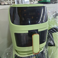 5L General 1350W Électrique Rond Profond Mini Chaude Multi Friteuse À Air Sans Huile Avec Écran Tactile KA05002