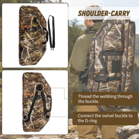 Sac de tir à l'arc, housse pour arc à poulies, accessoires de chasse en plein air, organisateur avec poches pour flèches, étui pour arc, sac à dos de chasse