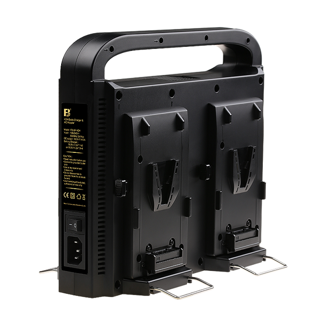 FB BP-4CH Professional Travel Use Camera Lithium Battery AC Charger 5V/2.1A Output V-bayonet Compatibility