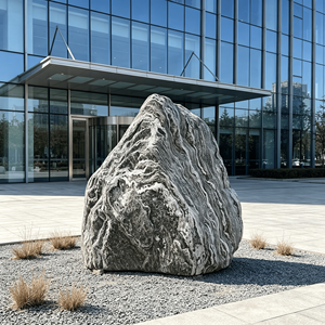 Pierre naturelle paysagère, roche décorative verte veinée pour jardin extérieur, élément durable pour jardin vertical - Product Image 3