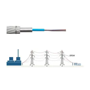 Opgw Cable 12 24 Núcleo Precio Comunicación subterránea Tierra óptica