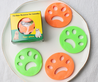 Outil réutilisable de nettoyage de machine à laver de poils d'animaux de compagnie de fourrure de chat et de chien avec sèche-linge en matière plastique pour le linge