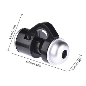 Microscopio universal con zoom óptico de 30X para teléfono móvil, microscopio con clip LED y micro lentes - Product Image 3