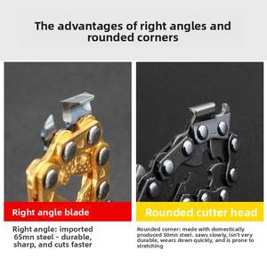 Cadena para Motosierra, <span class=keywords><strong>Sierra</strong></span> Eléctrica para Cortar Madera, Placa Guía, Hoja de <span class=keywords><strong>Sierra</strong></span> 325, 16 Pulgadas, 18 Pulgadas, 20 Pulgadas, Cadena Grande de 8 Pulgadas en Ángulo Recto - Product Image 5