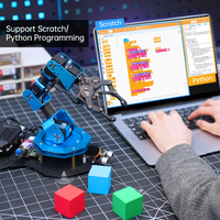 XArm2.0: Hiwonder Nuevo brazo robótico inteligente Soporte Scratch & Python Ensamblar Kit robótico programable