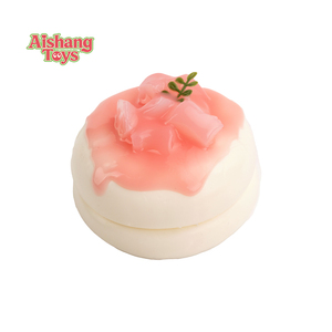 Juguete Antiestrés de Silicona con Forma de Mini Pastel de Queso de Durazno, Novedad 2026, Grado Alimenticio, Bonito y Seguro para Niños de 5 a 7 Años - Product Image 1