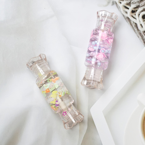 Gloss hydratant pour les lèvres, effet repulpant, infusé de pétales de <span class=keywords><strong>rose</strong></span> et d'or, huile pour les lèvres hydratante, gloss à lèvres avec de vraies fleurs à l'intérieur - Product Image 5