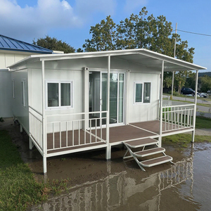 Hiện đại 40ft 20ft Hurricane-proof sang trọng prefab House Mansion dễ dàng đóng mở container mở rộng làm bằng bánh sandwich Panel - Product Image 1