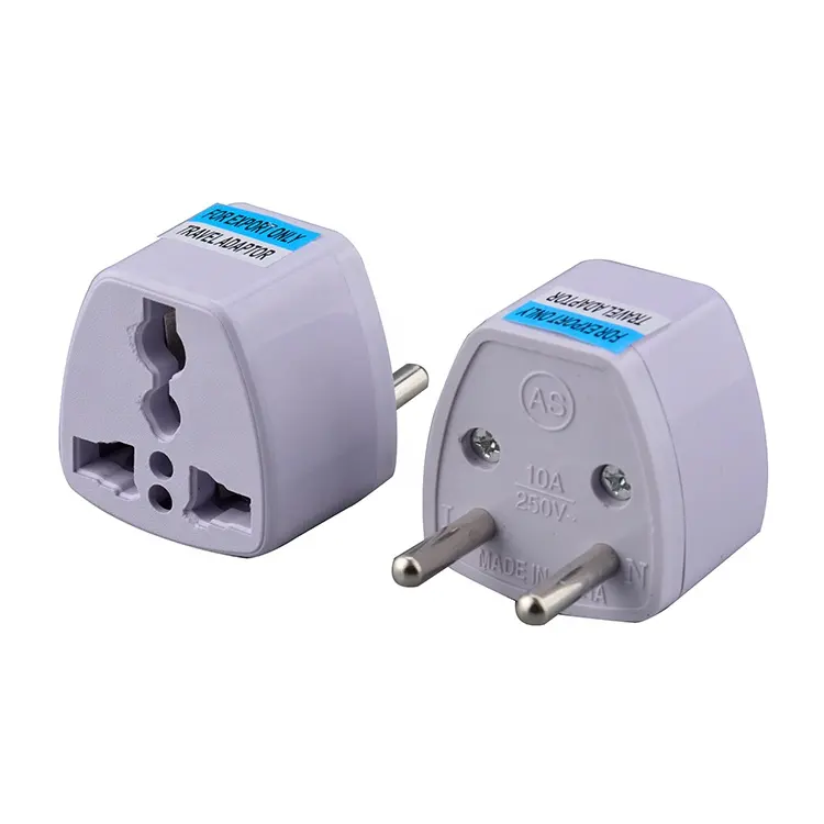 4.8mm tourism conversion plug European Travel Plug euro plug Adapter Power Converter, Outlet Adaptor to Universal