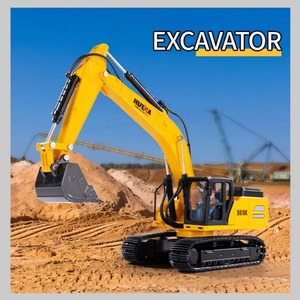 Modelo de Vehículo de Ingeniería, Excavadora Estática, Camión de Construcción para Niños, Juguete SJY-1150, Escala 1:35, Aleación de Metal Fundido a Presión - Product Image 4