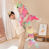 Songshan Jouets En Gros De Haute Qualité Oreiller Doux En Peluche Requins Dormeurs Oreiller Kwaii Non Rembourré Animal En Peluche Peaux Requin Jouet