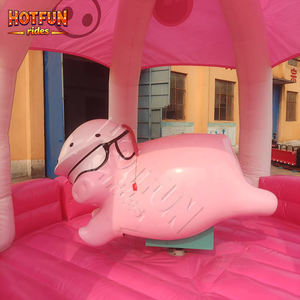 Divertido Toro Mecánico Eléctrico con Forma de Cerdo, Atracción de Rodeo para Parques Temáticos, Carnavales, Eventos, Juegos Interiores y Exteriores, en Venta - Product Image 4