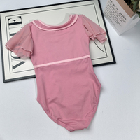 Couleurs personnalisées Logo Etiquette rose Bonne qualité Performance Trainingwear pour danseuse de ballet