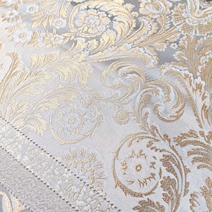 <span class=keywords><strong>Tissu</strong></span> de rideau en jacquard de style européen de luxe, 100% polyester, damassé, tissé, textile d'<span class=keywords><strong>ameublement</strong></span> pour la maison - Product Image 1
