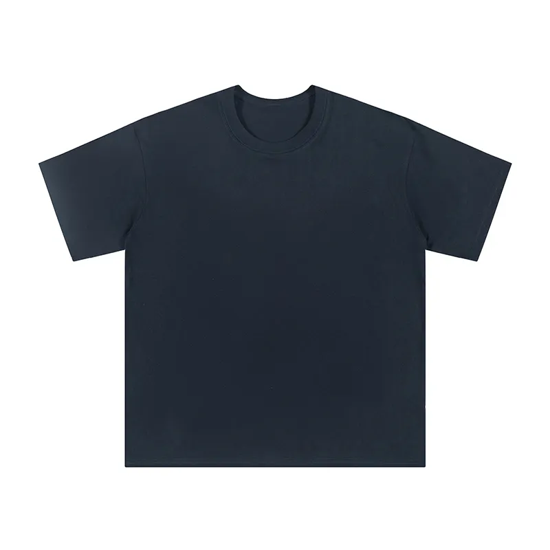 T-shirts vierges pour hommes de haute qualité 100% coton unisexe t-shirts personnalisés surdimensionnés votre propre marque t-shirts couleur unie en gros