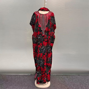 Robes Abaya Islamiques Personnalisées en Polyester 2026 <span class=keywords><strong>pour</strong></span> Femmes, Style Nigérian et Dubaï, Tenues Décontractées d'Été Grande Taille, Vêtements de Prière Musulmans Maxi - Product Image 3