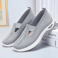 Nouvelle Arrivée Chaussures Décontractées à Plateforme pour Femmes, Respirantes, Amorties, Légères, Antidérapantes, Confortables pour le Quotidien et la Marche