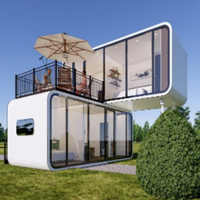 Cabine de bureau Offre Spéciale 20 pieds 40 pieds avec meubles petite maison de luxe cabine pomme extensible maison en conteneur