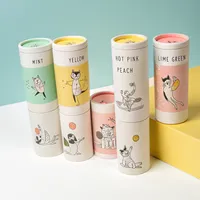 Cylindre en carton biodégradable Tube Kraft Push up Conteneur d'emballage Tube de bâton de déodorant Emballage en papier pour bâton de déodorant