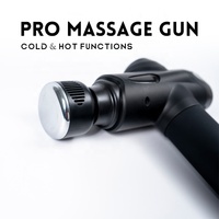 2023 nuevo diseño de pistola masajeadora sin escobillas para revivir el dolor muscular Fascia Gun con función caliente y fría pistola de masaje