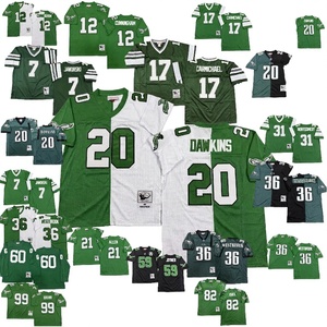 เสื้อเจอร์ซีย์ย้อนยุคฟิลาเดลเฟียขายส่งหมายเลข20 DAWKINS 36 WESTBROOK 92 R.WHITE 7 JAWORSKI เสื้อฟุตบอลอเมริกันย้อนยุคแขนสั้นผ้าแท้100% - Product Image 2
