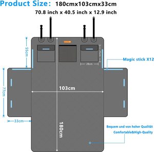 Housse de <span class=keywords><strong>coffre</strong></span> imperméable pour <span class=keywords><strong>chien</strong></span>, pour SUV et camions, antidérapante, avec poches, protection contre les rayures, pour grands chiens - Product Image 3