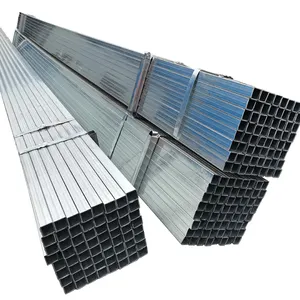 Tubi in acciaio quadrato zincato a caldo per capannone con telaio in acciaio zincato principale capannoni in fabbrica 50MM acciaio zincato