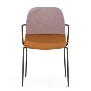 Silla con reposabrazos de diseño nórdico Area De Recepcao Cadeira Do Lazer Silla de recepción de espera comercial - Product Image 4