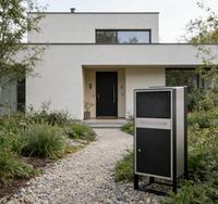 Boîte à colis extérieure antivol en acier, grande capacité, autoportante, pour livraison express en appartement
