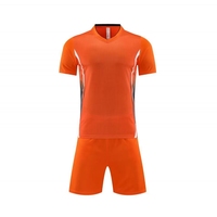 Jersey Latihan Sepak Bola 100% Poliester Kerah Bulat Motif Patchwork Cetak Laser Kaos & Atasan Unisex