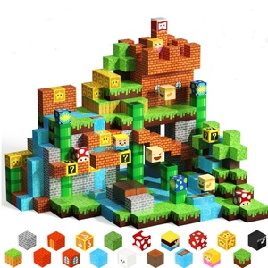 25 años de regalos de Navidad de Halloween bloques de construcción magnéticos 100 uds/250 uds/554 Uds <span class=keywords><strong>cubos</strong></span> magnéticos personalizados para niños de 3 años en adelante - Product Image 5