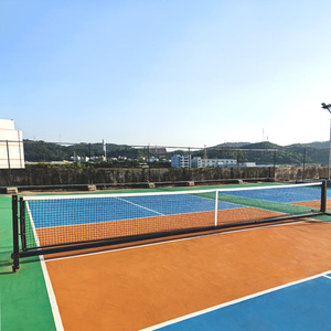 Red de Pickleball Resistente de Grado Profesional con Ruedas Portátiles para Fácil Movilidad, Altura Reglamentaria para Canchas Interiores, Entretenimiento - Product Image 5
