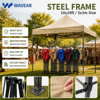 Tente de salon professionnelle résistante au vent, auvent pliable robuste et imperméable pour événements et expositions en extérieur