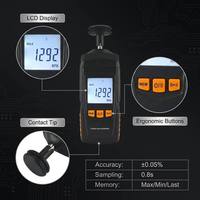 Tachometer Digital Tipe Kontak GM8906 2.5-99999 RPM Alat Pengukur Kecepatan Motor Otomotif & Industri Cina