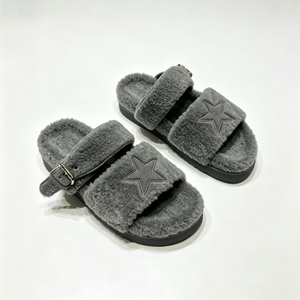 Winter Plush Sandalias de mujer zapatos de mujer zapatos de mujer chaussures femme slippers women shoes sandales femme <b>sandals</b> - Product Image 5