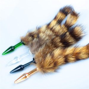Fox Tail Glass Anal Plug - Sex Toy for Adults Cosplay