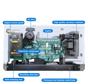 Alternatore 4BTA3.9-G2 50Kw 50Kva 75Kva 750Kw Super <span class=keywords><strong>Silenzioso</strong></span> per Generatore Diesel Trifase con Uscita CC Raffinata 100% Rame - Product Image 4