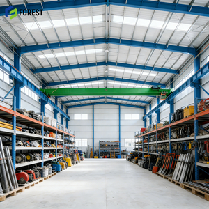 โกดังโครงสร้างเหล็กอัลลอยคุณภาพสูงขนาดเล็ก 60X120X20 เมตร แข็งแรงทนทาน เหมาะสำหรับศูนย์ข้อมูล สนามกีฬา และโรงงาน - Product Image 1