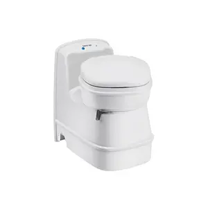 Aksesori RV Kaset Toilet Berputar Toilet Elektrik dengan Tangki Air Limbah