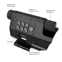TYPHON Digital Air Google Goggles Kit d'anneaux d'espionnage avec 200m Pulsar GPNVG18 et jouet de portée à point rouge monté pour la conduite et la visore