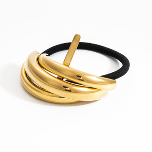 Barrettes à cheveux en forme de U, multi-couches, plaquées or, pour femmes, accessoire de coiffure pour usage quotidien - Product Image 5