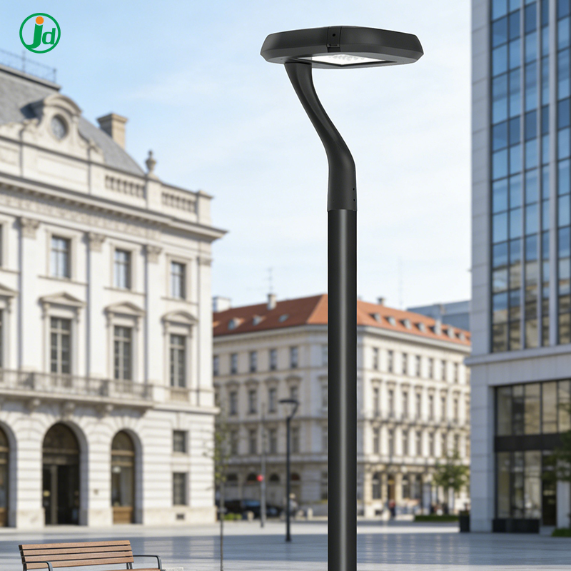 Outdoor IP66 Waterproof Outdoor LED Garden Light Pole Lamp Park Landscape Post Top 60W Street Light